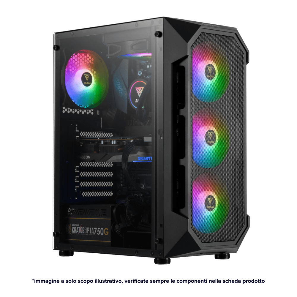 Rig Gaming RTX 5050 8GB OC – Intel Core i3-14100F – 16GB DDR5 – 600W